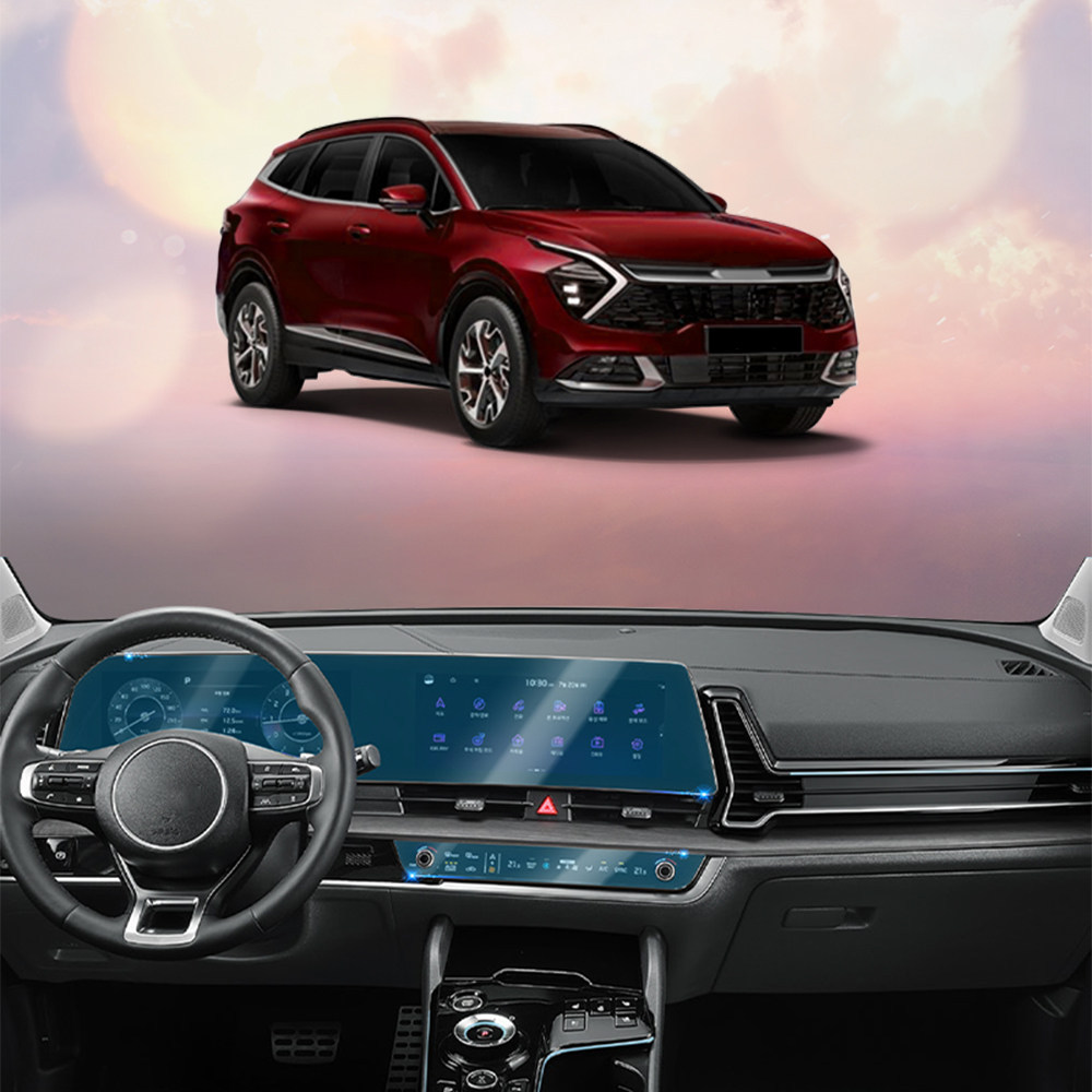 คุณภาพสูง-เหมาะสําหรับ Kia NQ5 SPORTAGE2023-2025 SPORTAGE ฟิล์มนําทางเครื่องปรับอากาศฟิล์มหน้าจอตกแต