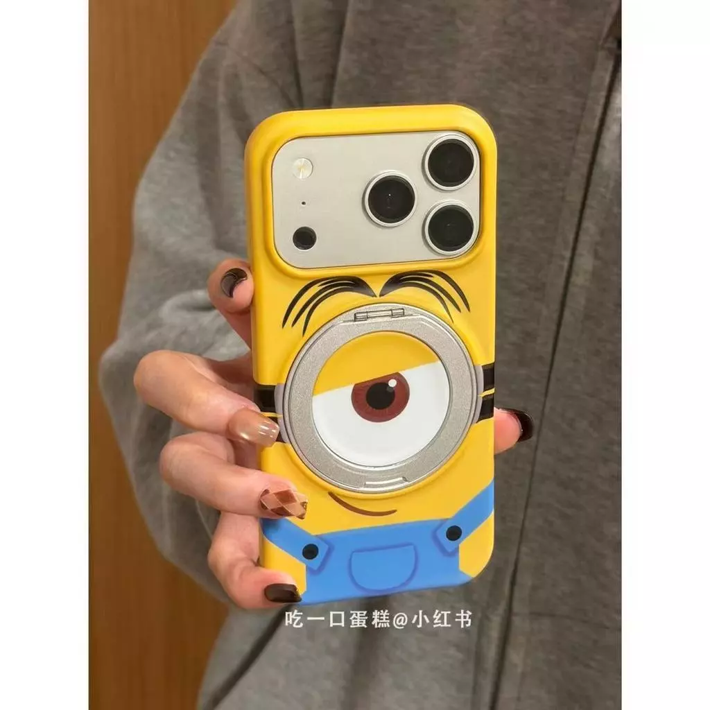 Overalls Cyclops 360 วงเล็บหมุนได้เหมาะสําหรับ 17promax เคสโทรศัพท์ iphone16 เคสกันกระแทก