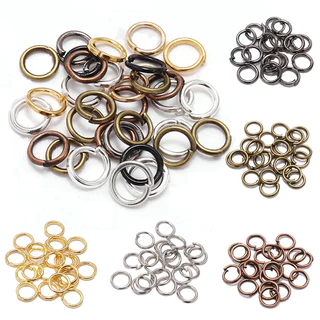 ห่วงเปิด 200ชิ้น 3-12mm แหวนเชื่อมต่อวงแหวนแยก DIY พวงกุญแจ สร้อยคอ สร้อยข้อมือ ต่างหู อุปกรณ์เครื่องประดับ