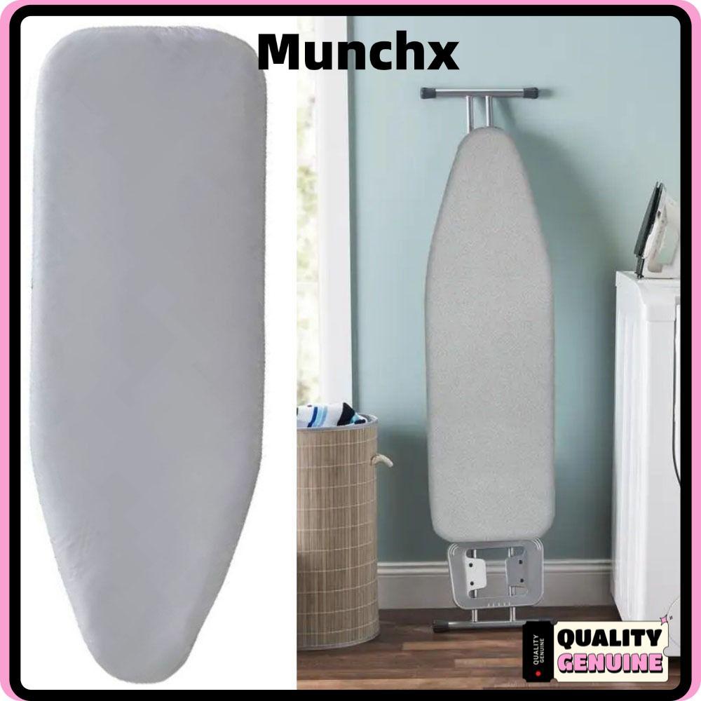 MUNCHX 1 ชิ้นที่รองรีด,ขอบยืดหยุ่นผ้าฝ้ายหนา Padding เหล็กความร้อน Shield,ผ้าทนทาน Universal Stain Resistance ฝาครอบรีดผ้าสําหรับโต๊ะรีดผ้า