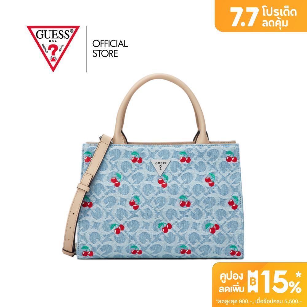 GUESS กระเป๋า รุ่น DE192706 CELESTIA SATCHEL สีฟ้า