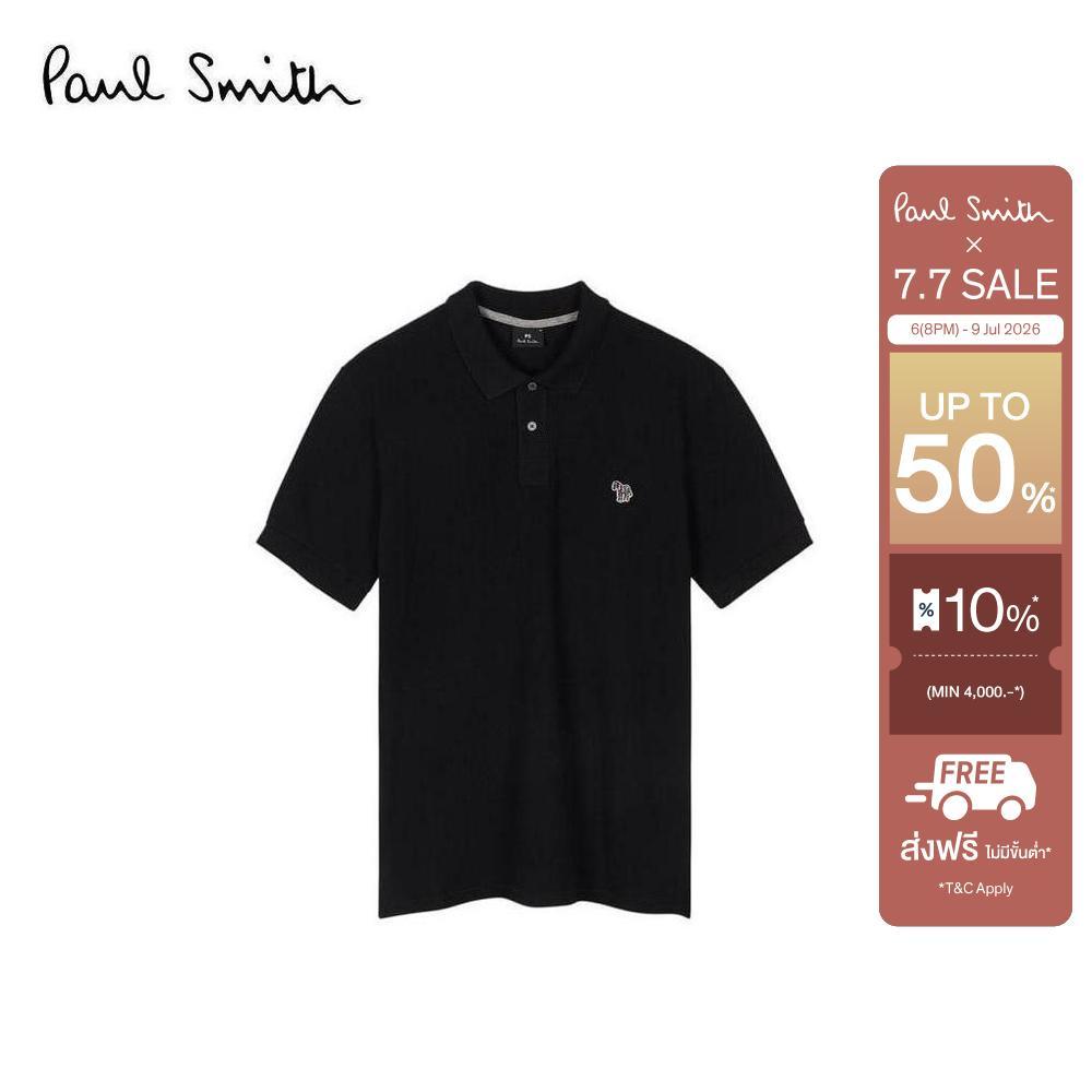 Paul Smith เสื้อโปโลเชิ้ตผู้ชาย รุ่น M2R-183K-PZEBRA-79 สี Black
