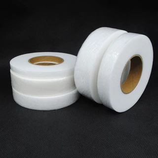 5 ซม.x 60 ม. No-Sew Hemming เทป Iron-On ผ้าสองด้านเทปกาวล้างทําความสะอาดได้ Hot Melt เว็บเทปสําหรับ DIY เสื้อผ้าเย็บซ่อม