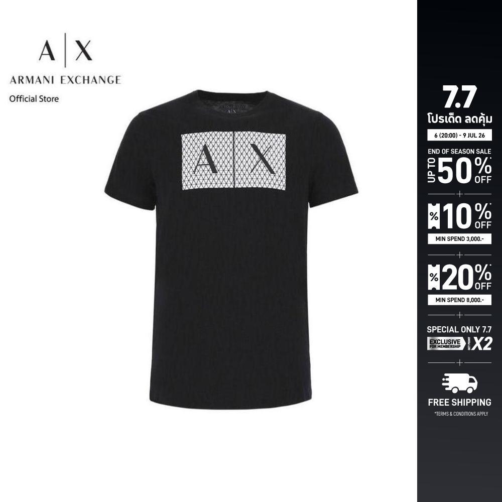 Armani Exchange เสื้อยืดผู้ชาย รุ่น 8NZTCK-Z8H4Z-1200 - สีดำ