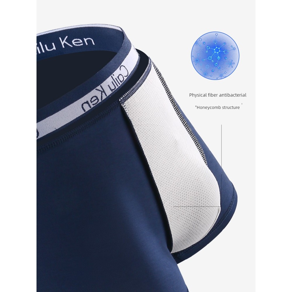 men underwear กางเกงในชาย CailuKen ชุดชั้นในชายกางเกงบ็อกเซอร์ผ้าฝ้ายแท้สําหรับผู้ชาย Head Plus Size