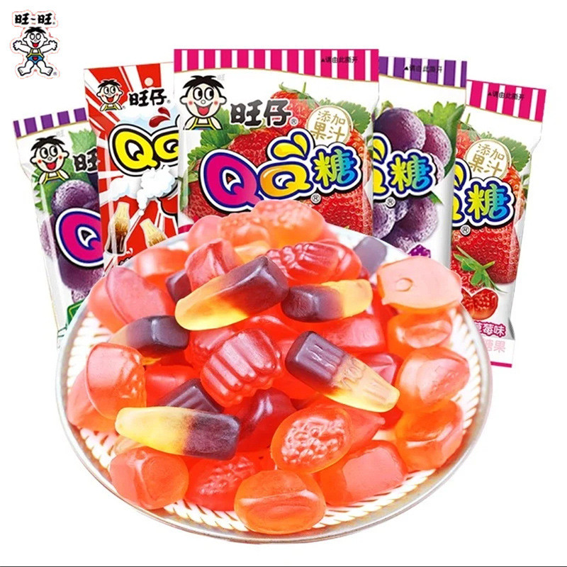 2026 สไตล์ใหม่ Wangwang Wangzai qq Candy 20g กัมมี่รสผลไม้ต่างๆบรรเทาอาการขนมตะกละของที่ระลึกน้ําชายามบ่าย20260706
