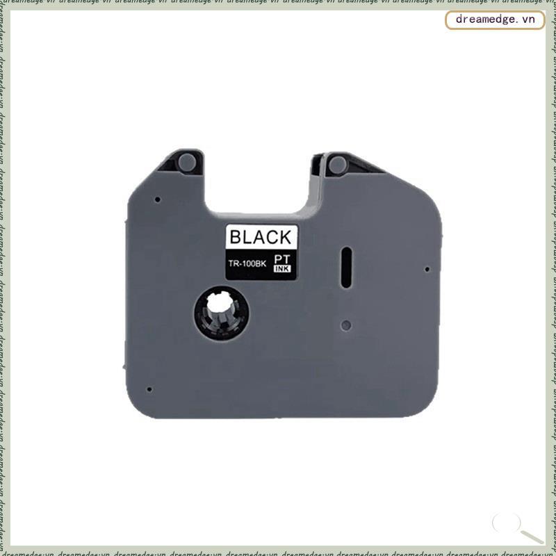 [dreamedge] 1 ชิ้น TR-100BK ริบบิ้นสําหรับเครื่องพิมพ์ริบบิ้น PT-E800TK 800T PT-850TKW