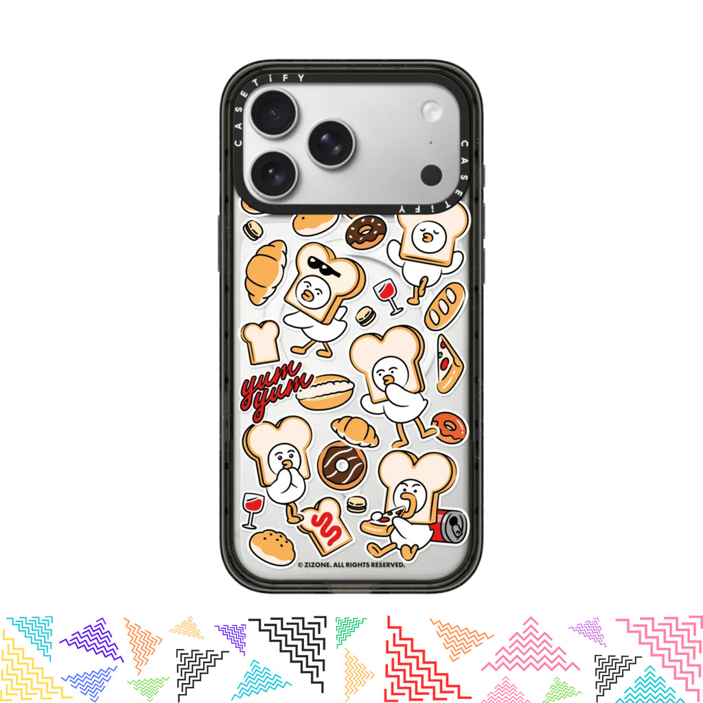 เคสมือถือ CASETiFY | Bread18 Sticker [Zizone] For iPhone Samsung แท้ พร้อมส่ง เคสกันกระแทก