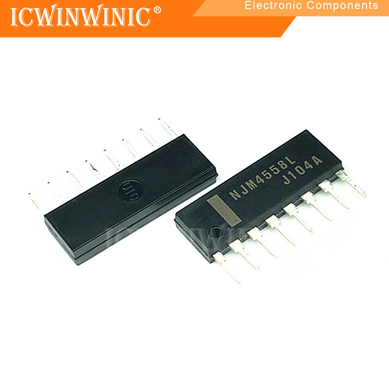 5 ชิ้น NJM4558L NJM4558 SIP-8 ส่วนประกอบอิเล็กทรอนิกส์C