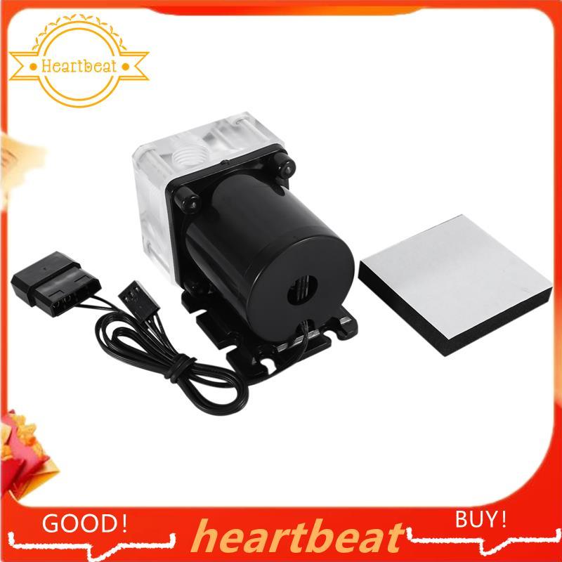 12V 0.8A 10W G1/4 Thread ปั๊มน้ําเสียงรบกวนต่ําสําหรับ CPU PC คอมพิวเตอร์ระบบระบายความร้อน