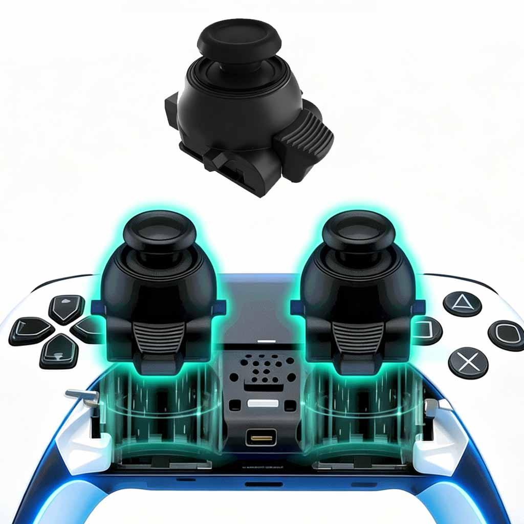 TMR Hall Effect Thumbstick เปลี่ยนจอยสติ๊ก Caps สําหรับ PS5 DualSense Edge Controller, Hall Sensing 