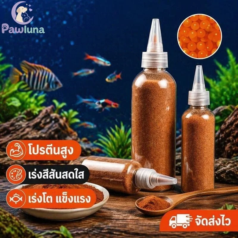 อาร์ทีเมียอาหารปลาเปลือกน้ําเกลือกุ้งโปรตีนสูงอาหารโดยตรงทอดปลากัดปลาทอง50 100 200ก