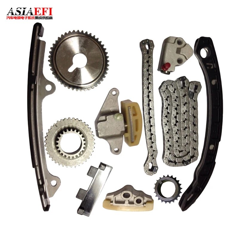 คุณภาพสูง QR25DE เครื่องยนต์รถ Timing Chain ชุดซ่อม 13021-EA00A 13028-6N200 สําหรับ Nissan X-Trail T