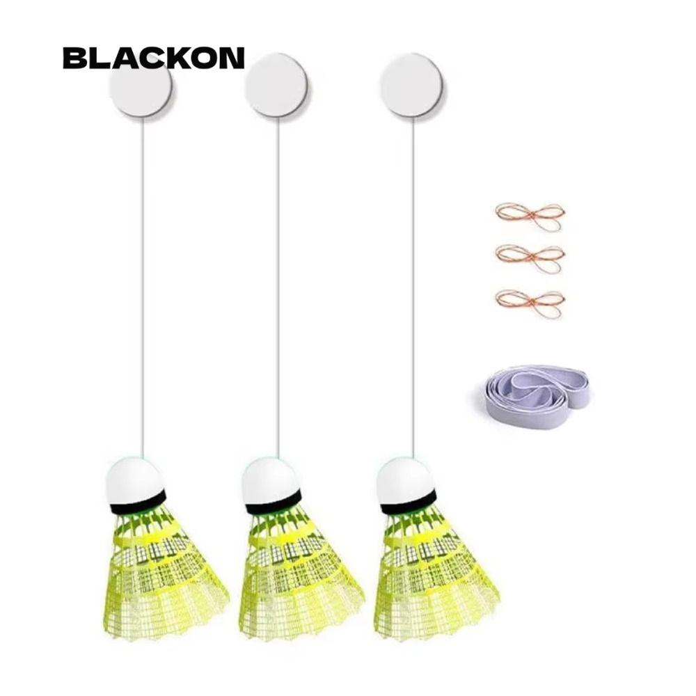 เทรนเนอร์แบดมินตัน BLACKON, Professional Single Player Badminton Rebound Trainer, การออกแบบยืดแบบพกพา Self Study อุปกรณ์ฝึกซ้อมแบดมินตันกีฬาฝึก