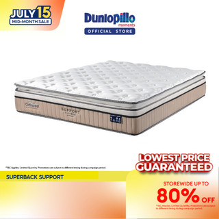 Dunlopillo Orthorest SuperBack Support Mattress 33cm SuperCoil Spring Back Support Back Alignment Spine Support Mattress