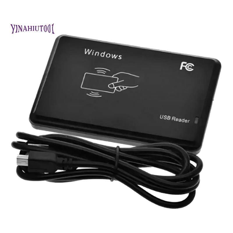 Yinahiut001USB RFID Reader 125khz EM4100 ID Contactless Sensitivity Card Reader TK4100 รองรับระบบหน้