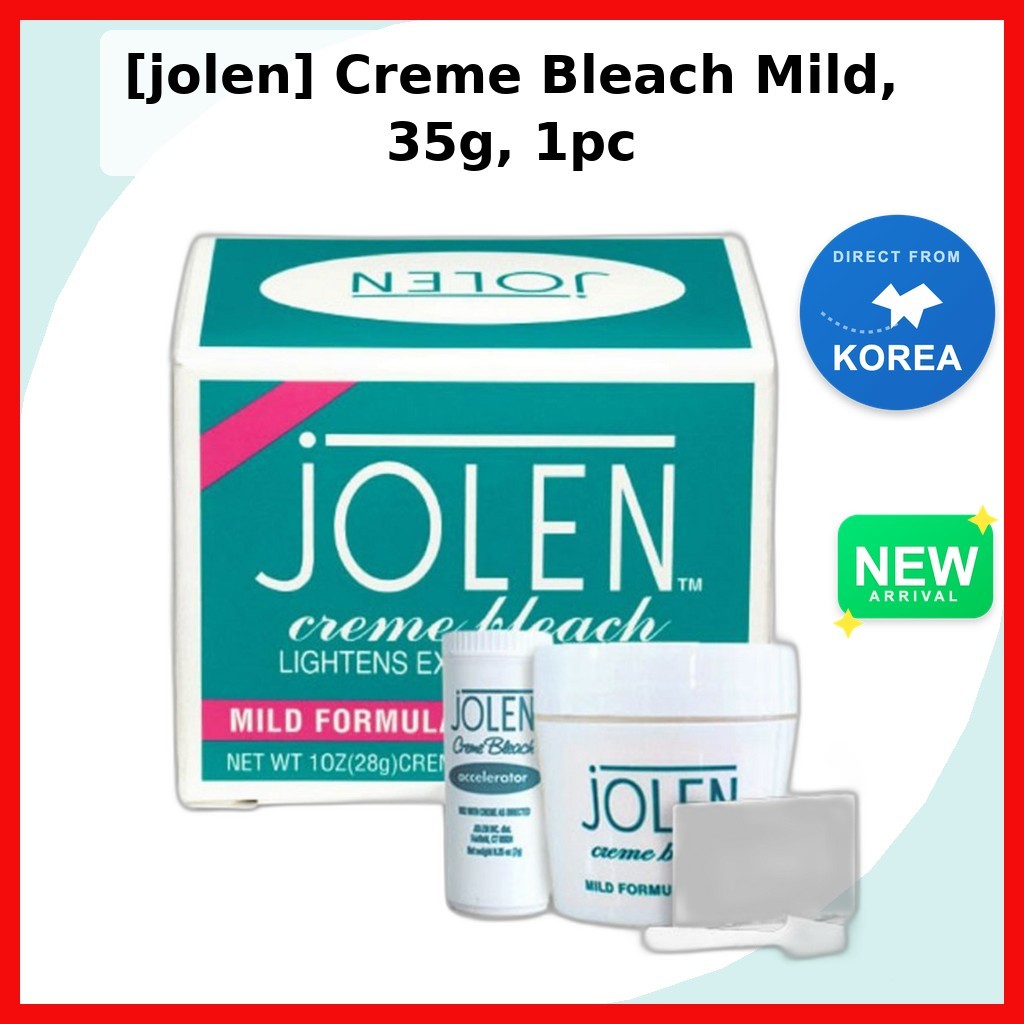 [jolen] ครีม Bleach Mild, 35g, 1pc / ครีม Bleach เกาหลี / Gentle Hair Lightening / ของแท้ 100% โดย G