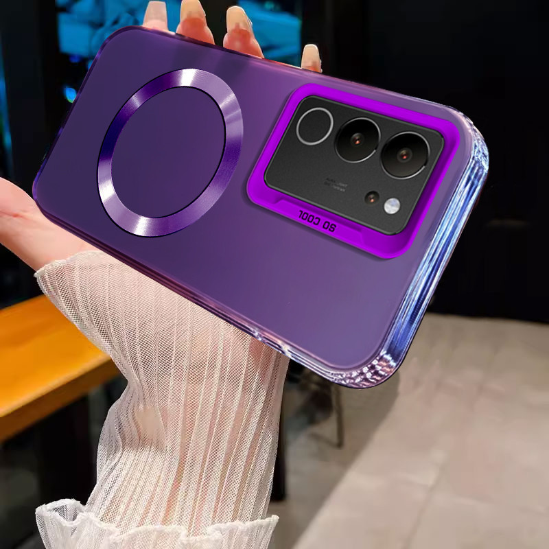 เคสสําหรับ realme C75 C75x เคสกันกระแทก Solid Magnetic Ring Cover
