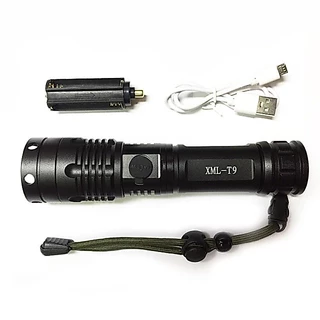ไฟฉายแรงสูง ไฟฉายซูม XML T9 JX-8890 USBราคาถูกสุด