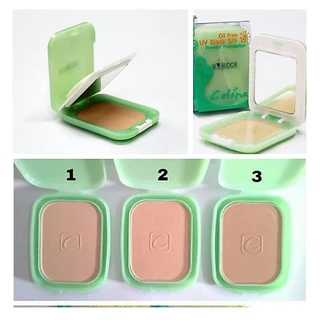 Celina UV Block SPF 15 Powder Foundation Oil Free(14กรัม)[REFILL] แป้งเซลีน่า ยูวี บล็อค พาวเดอร์ ฟาวเดชั่นผสมรองพื้น
