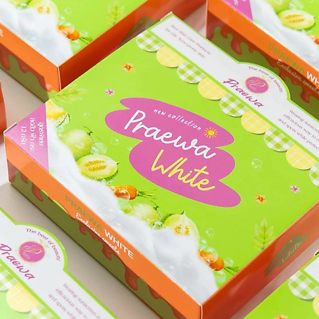 ครีมแพรวาไวท์ (PRAEWA WHITE) / เมลอน ครีม MELON CREAM / ครีมไวท์ เทรนนิ่ง / สบู่มะละกอ แครอท CARROT PAPAYA SOAP สกินแคร์ thumbnail 3