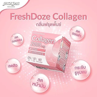 เพรสแอนด์เชค คอลลาเจน2000 มก. สูตรซิงค์ กลิ่นฟรุ๊ตพั้นช์ 3.5g (แพ็ก 12 กล่อง) สินค้าพร้อมจัดส่ง!!!!