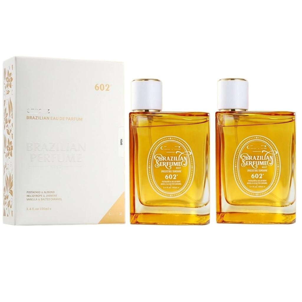 Brazilian Eau de Parfum 602 - น้ําหอมกลิ่นซันไชน์ที่ต้านทานแล้วพร้อมคาราเมลเค็ม, Vanilla & more, Hai