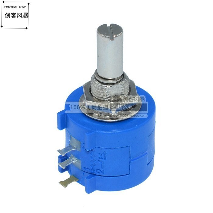 3590S-2-104L 10K20K50K100k Precision Multi-Circle Winding Potentiometer ตัวต้านทานแบบปรับได้ (10 วงก