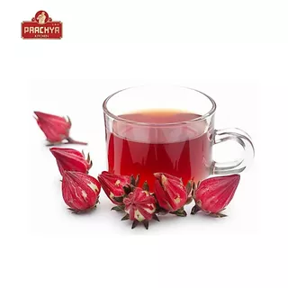 ชาดอกกระเจี๊ยบแดง อบเเห้ง Roselle Dried 50 กรัม ตรา ปราชญา