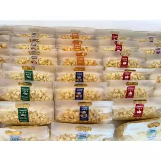 🍿 [ท้าให้ลอง] Dino Popcorn ป๊อปคอร์นคั่วกรอบ หอมเนย เลือกได้กว่า 20 รสชาติ ทำสดใหม่ พร้อมทาน