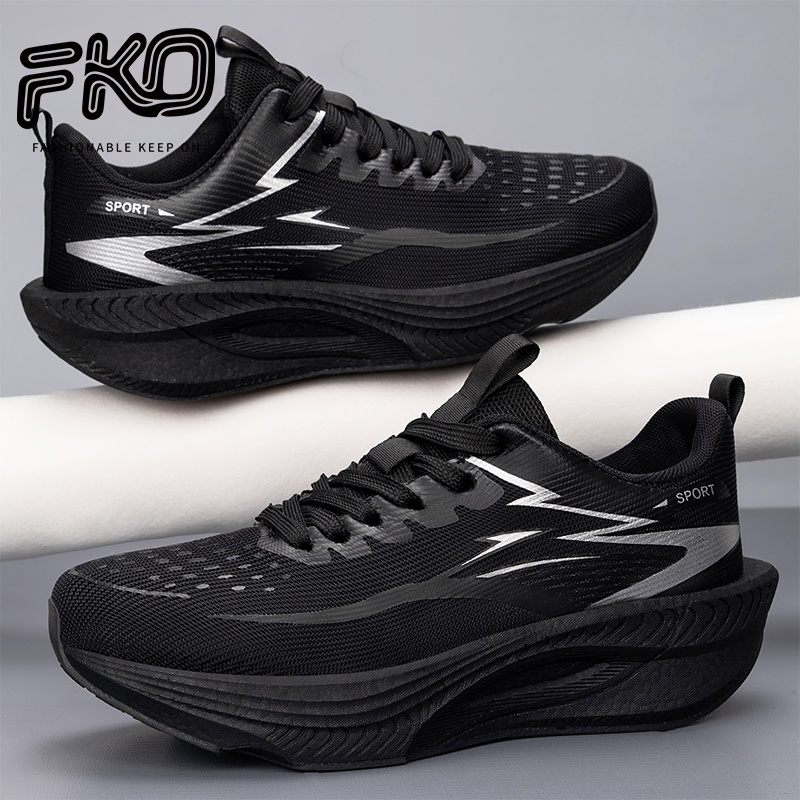 FKO รองเท้าผ้าใบกีฬาชายน้ําหนักเบาพื้นผิวตาข่ายระบายอากาศทนต่อการสึกหรอ EVA Sole Daily Trainers ขนาด 39-45