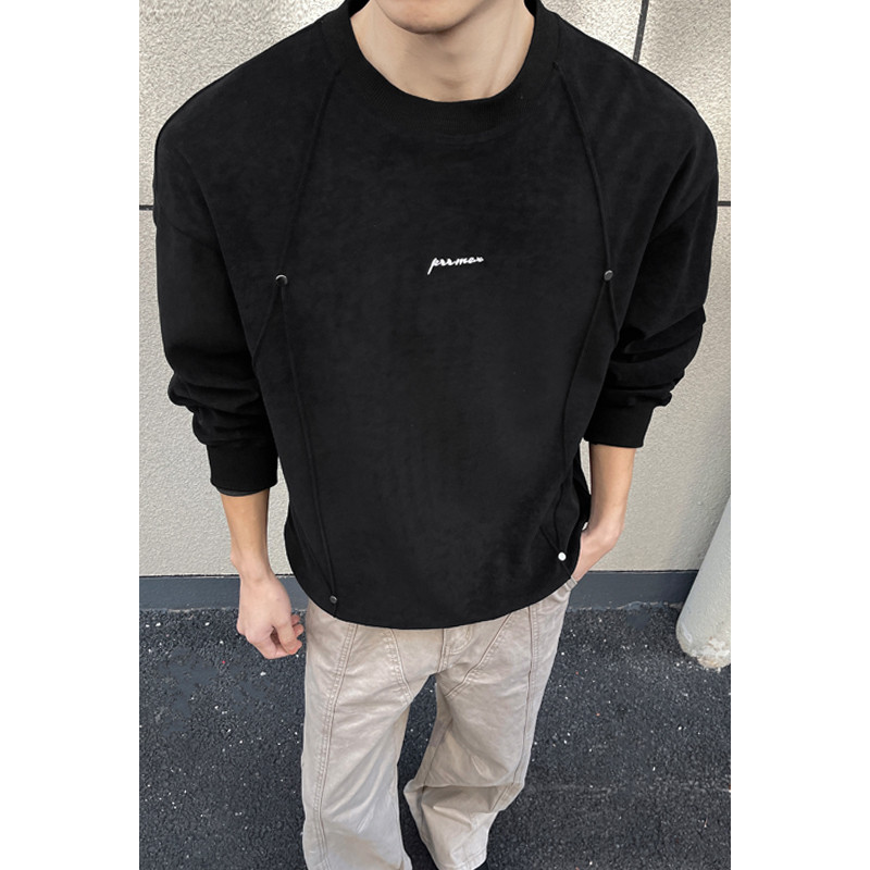 HW25927 เปลี่ยนบางสไตล์ฮ่องกงตําแหน่งเสื้อยืดแขนยาวคอกลมขนาดใหญ่ M-5X HW26122-พิเศษ P30