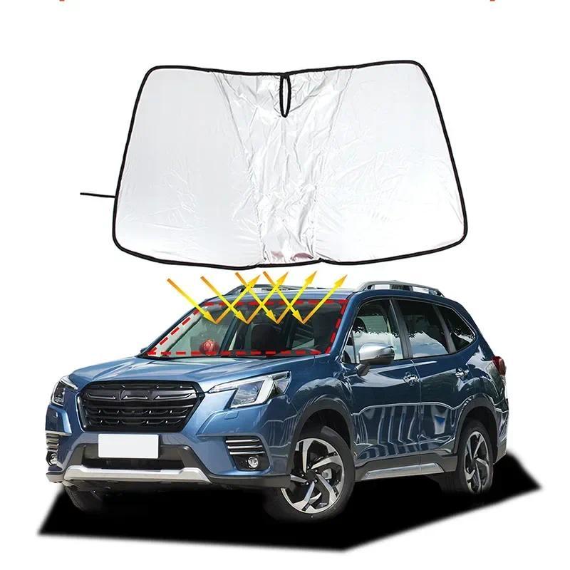 สําหรับ Subaru Forester 2019 2024 เทปเงินกระจกบังแดด Anti UV ฉนวนกันความร้อนรถจัดแต่งทรงผมอะไหล่