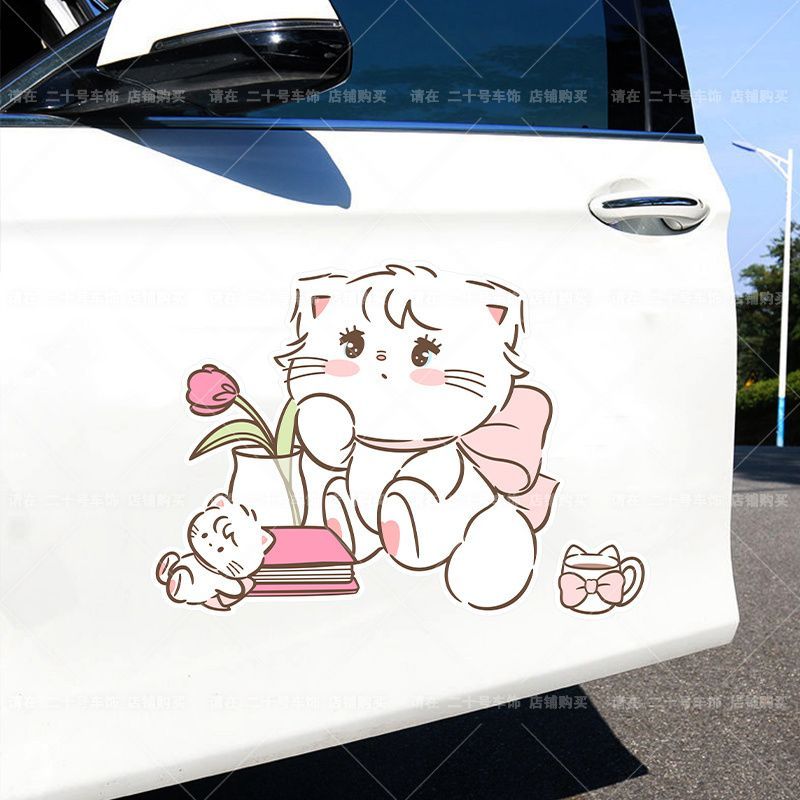 可爱mikko少女心车贴卡通小汽车加加绒外套น่ารัก mikko สาวหัวใจสติกเกอร์รถการ์ตูนขนาดเล็ก20260718