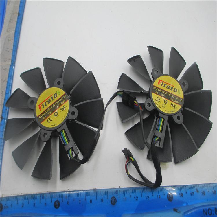 [พัดลมระบายความร้อนพร้อมสต็อก] FD10015H12S T129215SM 95 มม. พัดลม ASUS GTX970 980 980ti 1080Ti