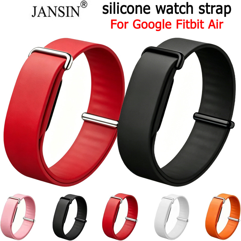 สายนาฬิกาซิลิโคนกีฬา สําหรับ Google Fitbit Air สร้อยข้อมือยาง