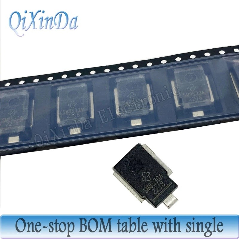 10PCS SM8S28A SM8S30A SM8S30AT SM8S33A SM8S36A SM8S40A SM8S43A DO-218AB ยานยนต์ TVS ไดโอดชิปในสต็อก 