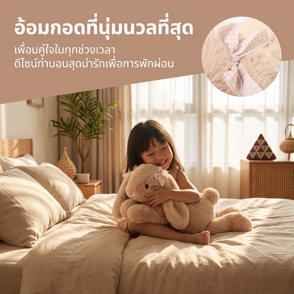 35cm ตุ๊กตากระต่ายน่ารัก Plush Toys ของเล่นเด็ก ของขวัญวันเกิด
