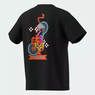 adidas ไลฟ์สไตล์ THAI TIGER TEE Unisex สีดำ KH0749