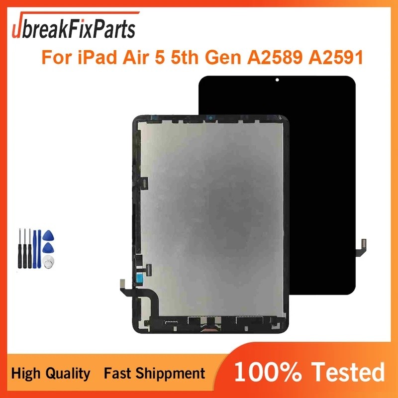 สําหรับ IPad Air 5 5th Gen A2588 A2589 A2591 จอแสดงผล LCD Touch Screen Assembly