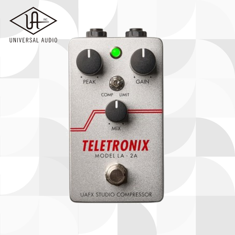 UNIVERSAL AUDIO LA-2A Teletronix UAFX Studio Compressor Guitar Effects Pedal เอฟเฟกต์กีตาร์【ส่งตรงจา