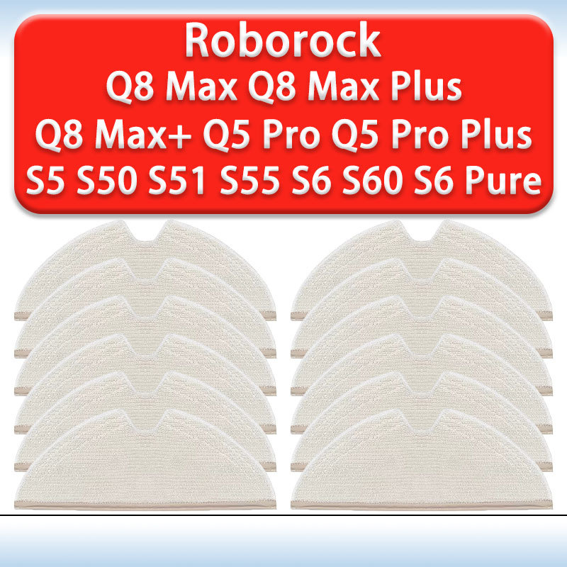 Roborock Q7 MAX S5 S50 S51 S55 S6 S60 S6 Pure Q8 Max Q8 Max Plus Q8 Max+ Q5 Pro Q5 Pro Plus Mop อุปก