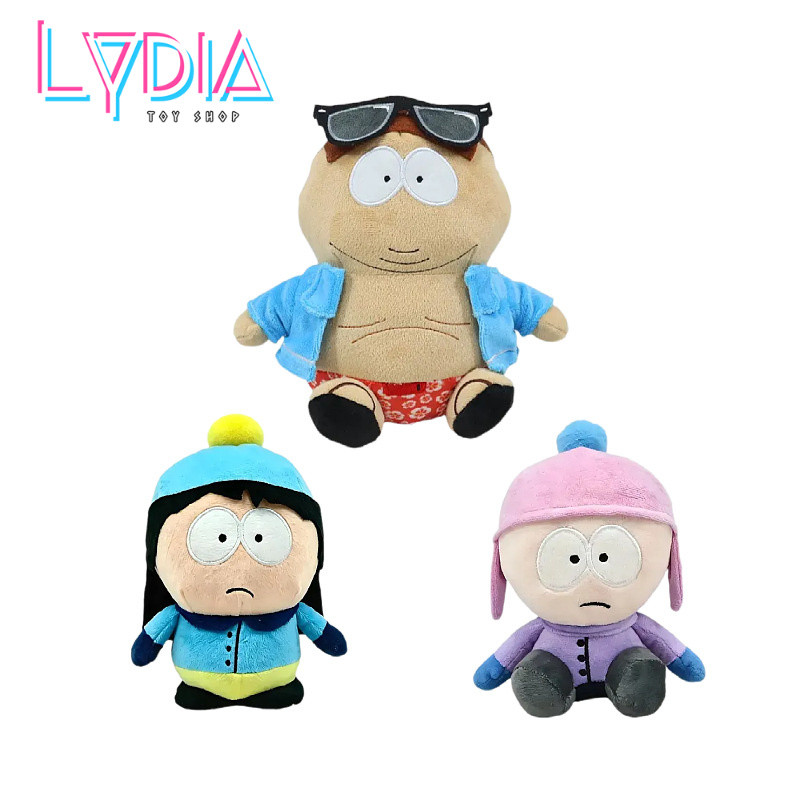 Cartman at the Pool Plush South Park ของเล่นตุ๊กตานุ่มตุ๊กตาการ์ตูนตุ๊กตาตลกหมอนสะสมตกแต่งของขวัญสํา