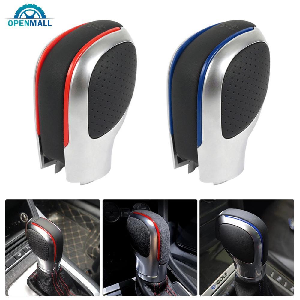 OPENMALL รถ DSG Shift Knob เกียร์ด้านข้าง DSG สัญลักษณ์หนังนิ่มหนังสําหรับ VW Golf 6 กอล์ฟ 7 R GTI P