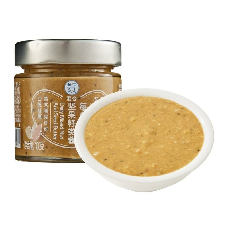 สินค้าสวย Box Ma Daily Comprehensive Nut Seed Sauce 100g Granular Pure Pistachio Jam 100g รสผลไม้รวม