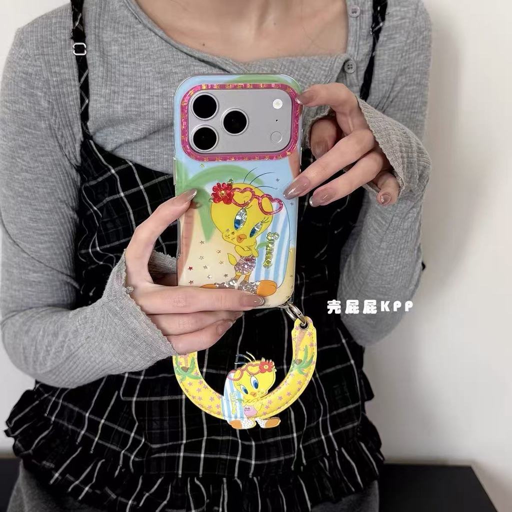 Summer Vacation Cute Duck ins15 เหมาะสําหรับเคสโทรศัพท์ 17pro17ProMax iPhone16Pro