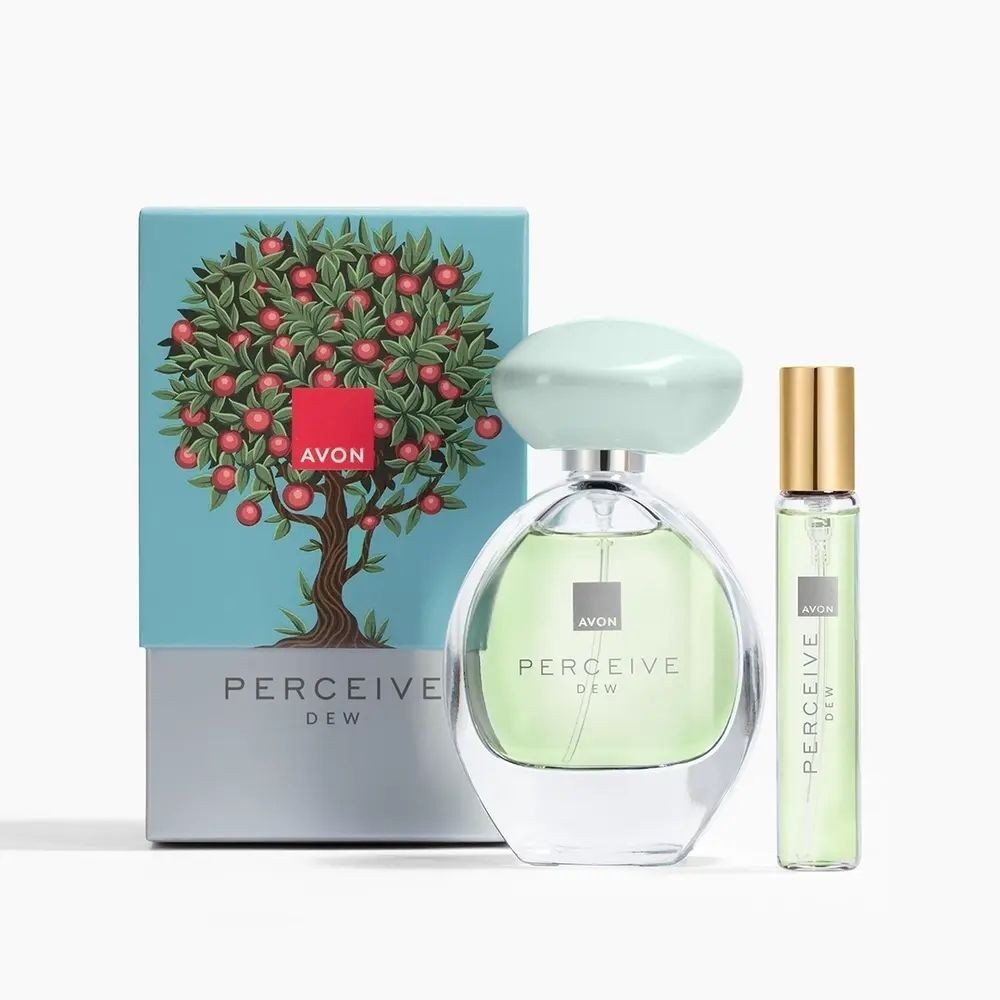 Avon Dawn Garden Perfume Set ดอกไม้สดติดทนนาน Freesia Melon Apricot ไม้จันทน์ Dating Lover 7.24