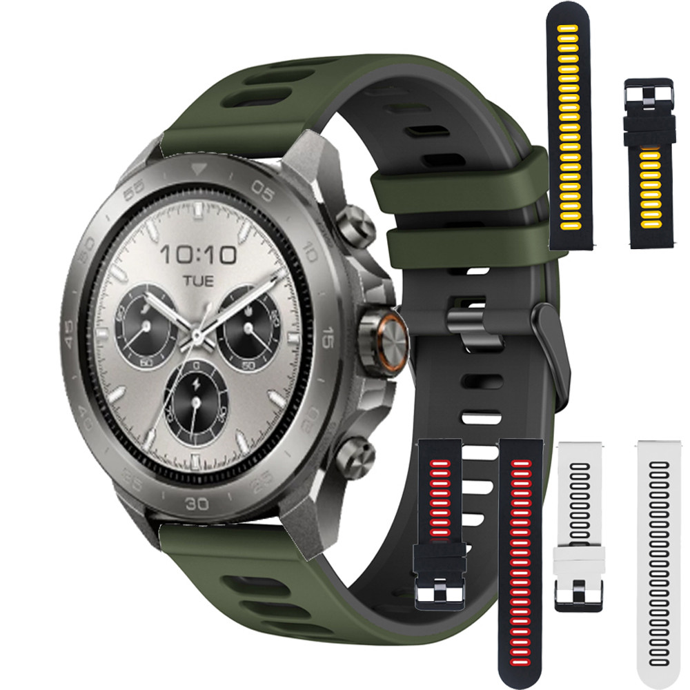 Mibro GS Explorer S สายรัดซิลิโคนอ่อนนุ่มสําหรับ Mibro GS Explorer S Band เปลี่ยนเข็มขัดกีฬาอุปกรณ์เ