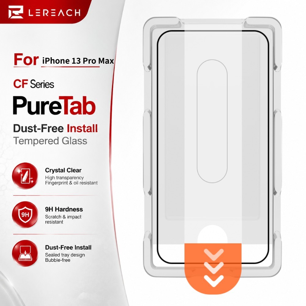 ฟิล์มกระจก สำหรับ iPhone 13 Pro Max กันรอย Anti-Scratch Oleophobic เคลือบ 9H FM2000