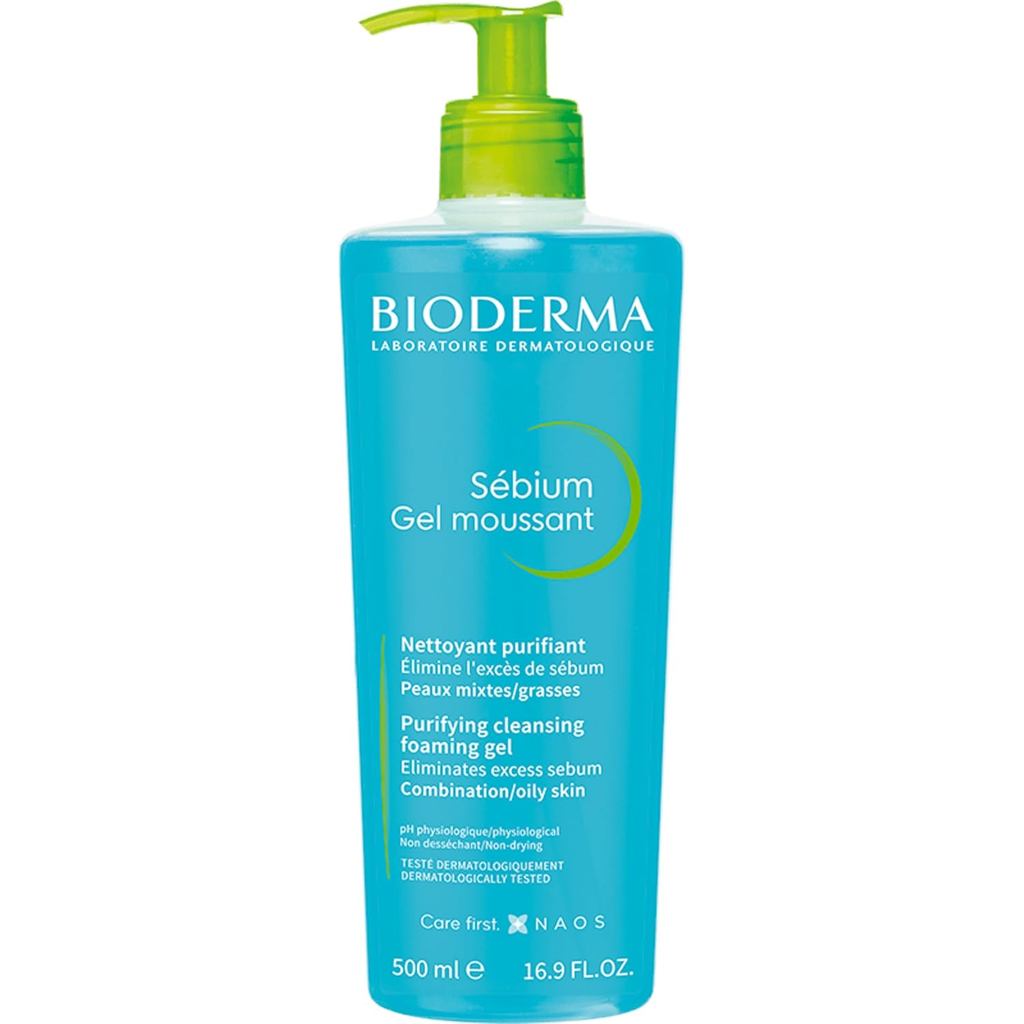 Hot New Item Bioderma - Face Cleanser - SéBium - Makeup Removing Cleanser - Skin Purifying - Face Wash สําหรับผิวผสมถึงผิวมัน